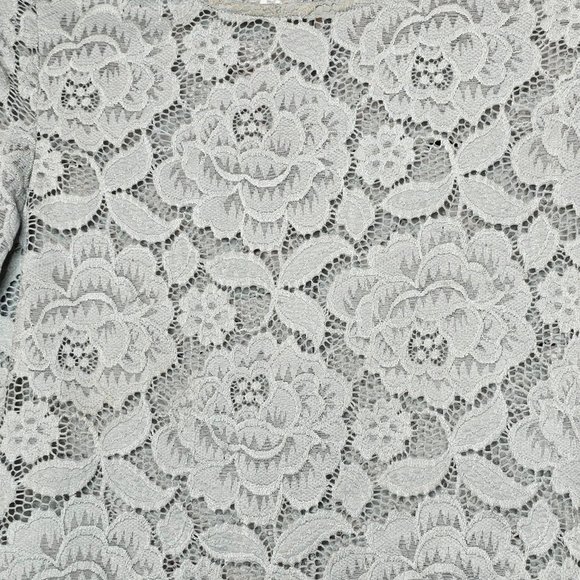 BHLDN Anthropologie Lace Short Sleeve Crop Top - Picture 5 of 9